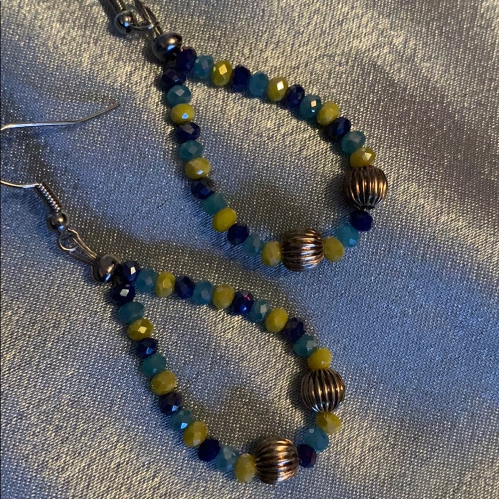 One of a kind handcrafted earrings